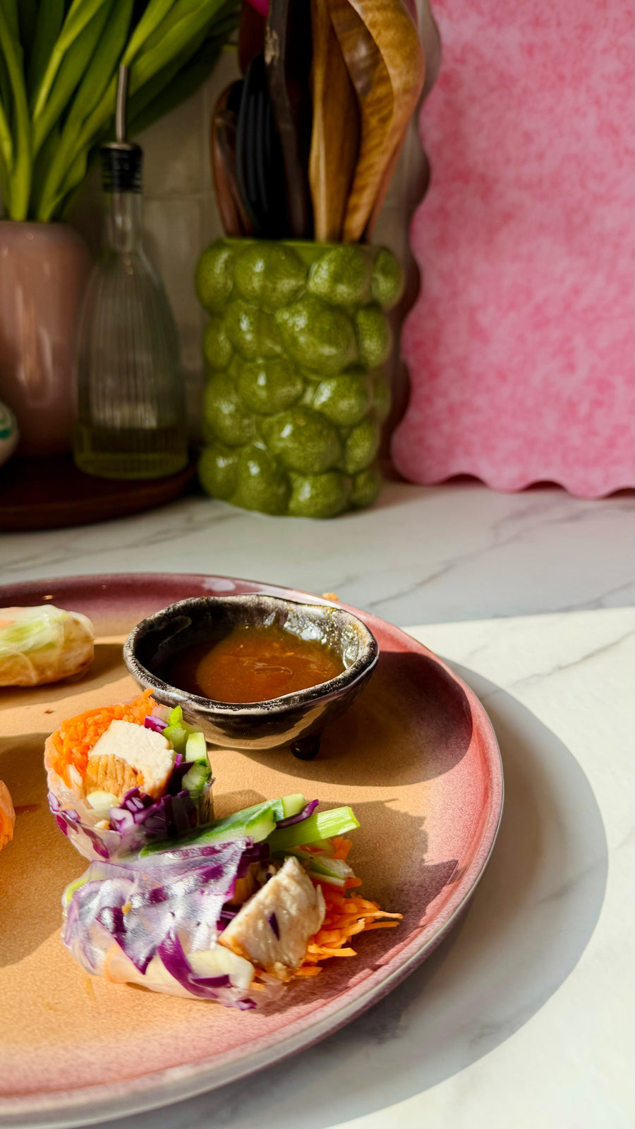 Hoisin Chicken Spring Rolls
